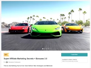 Benjamin Fairbourne – Super Affiliate Marketing Secrets + Bonuses 3.0