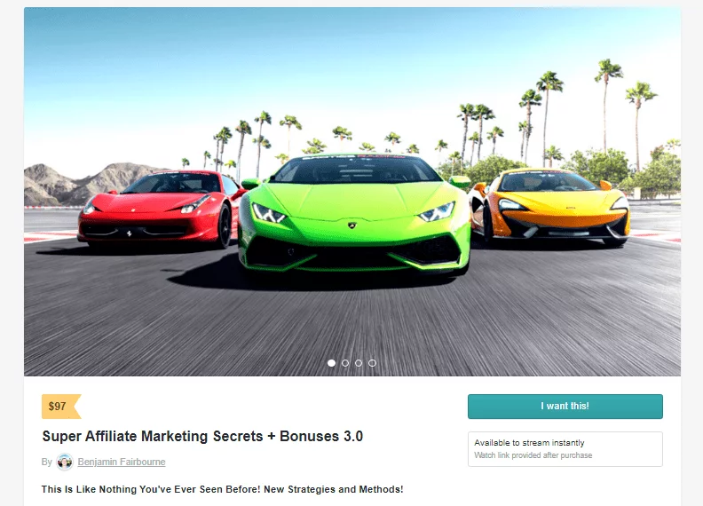 Benjamin Fairbourne – Super Affiliate Marketing Secrets + Bonuses 3.0
