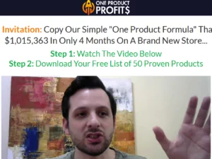 Nick Peroni – One Product Profits Update