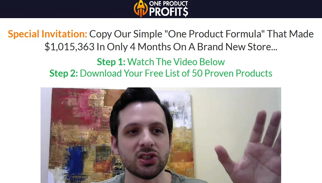 Nick Peroni – One Product Profits Update