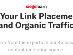 SiegeLearn – Content Marketing Course