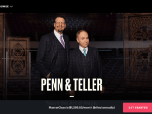 MasterClass – Penn & Teller Teach the Art of Magic
