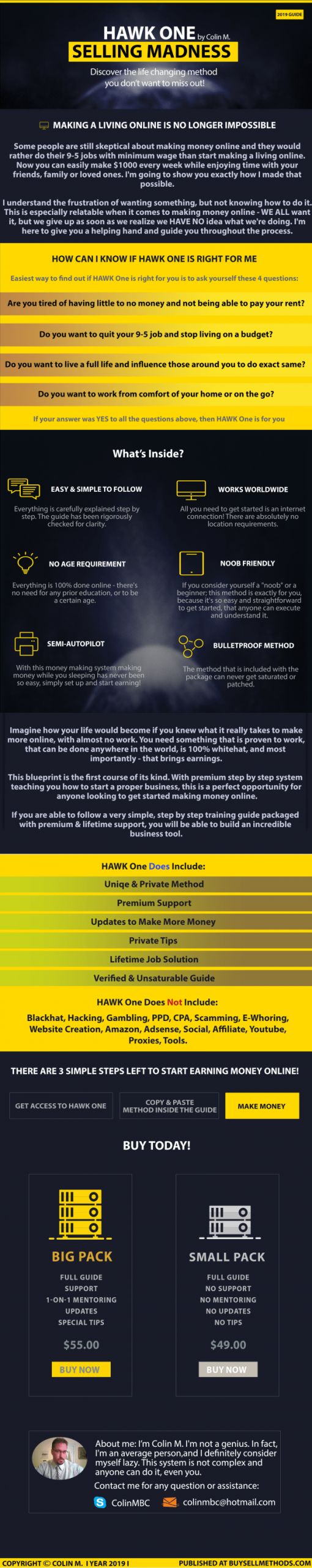 HAWK One – SELLING MADNESS – 2019 Unique Method to 3K Weekly Download scaled HAWK One – SELLING MADNESS – 2019 Unique Method to $3K Weekly