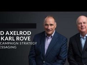 MasterClass – David Axelrod and Karl RoveTeach Campaign Strategy and Messaging