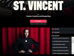 MasterClass – St. Vincent Teaches Creativity & Songwriting