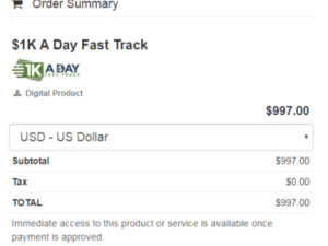 Merlin Holmes – 1k A Day Fast Track UP2