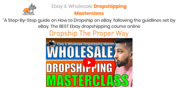 Sarwar Uddin – Ebay Wholesale Dropshipping Masterclass