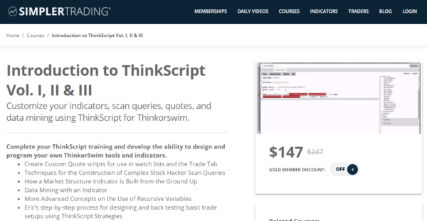 Simpler Trading – INTRODUCTION TO THINKSCRIPT