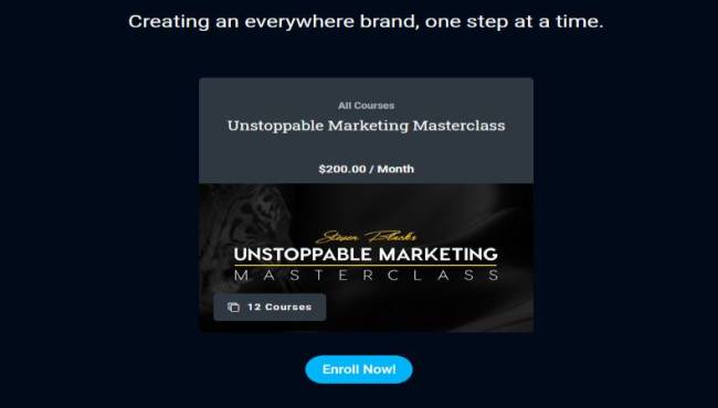 Unstoppable Marketing Masterclass Download