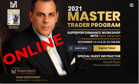 Mark Minervini – Master Trader Program 2021 Download