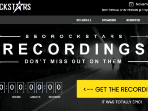 SEORockstars 2021 Recordings Download