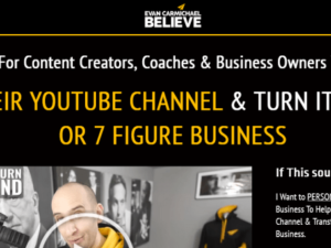 Evan Carmichael – Youtube Growth Bootcamp Download
