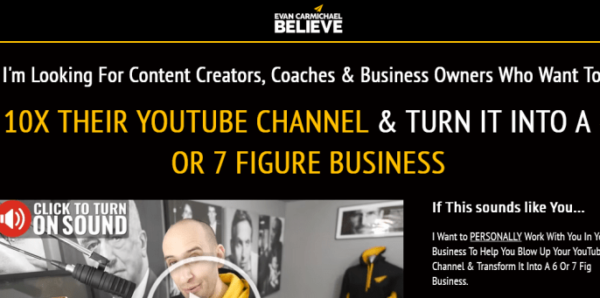 Evan Carmichael – Youtube Growth Bootcamp Download