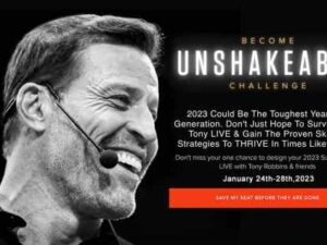 Tony Robbins - Become Unshakeable Challenge 2023