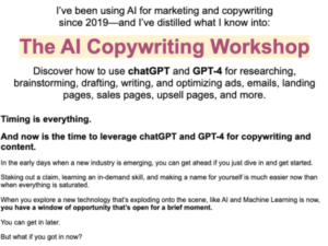 Sam Woods – The AI Copywriting Workshop (Complete Edition) Download