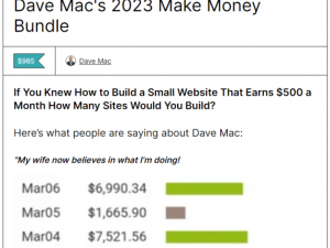 Dave Mac's 2023 Make Money Bundle Download