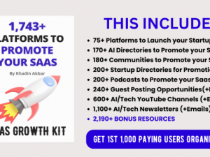 Saas Pedia – Saas Growth Kit 2024 [1,743+ Places to Promote your Startup] Download