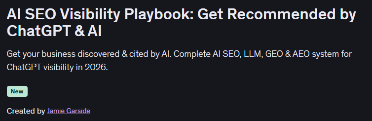 jamie garside ai seo visibility playbook get recommended by chatgpt ai download.png